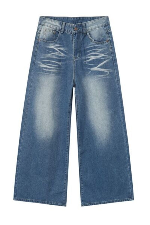 Wide Leg Jeans with Pockets