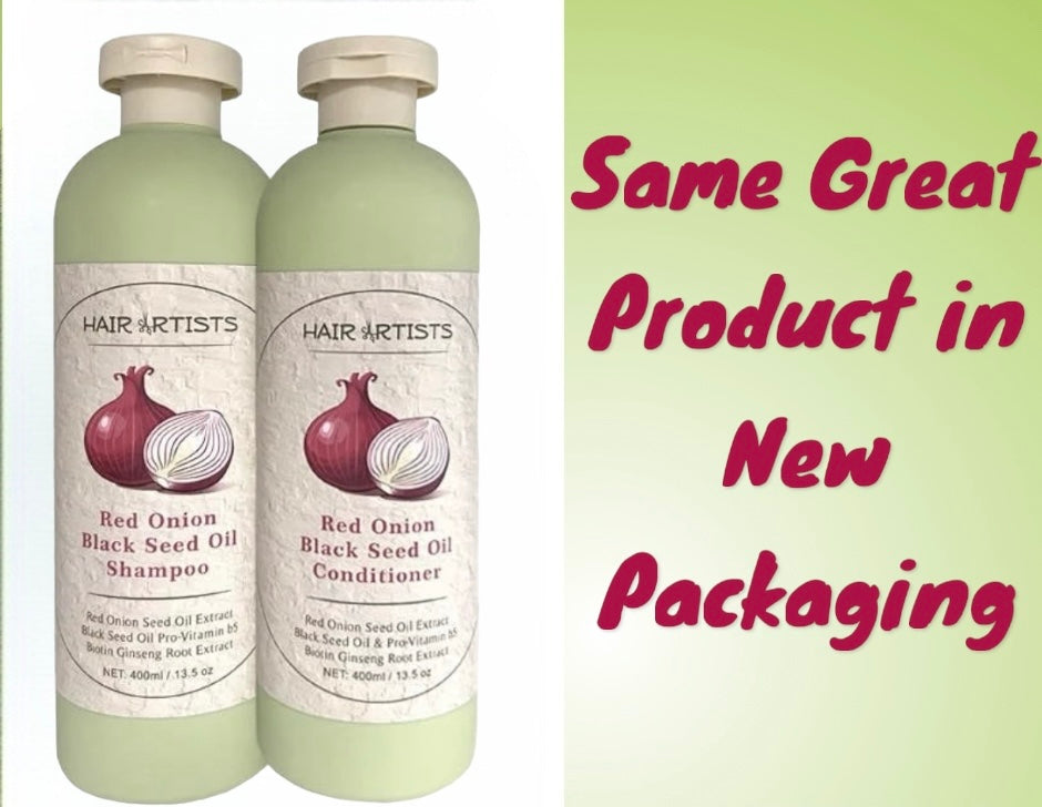 Hair Artists Red Onion Black Seed oil Shampoo & Conditioner