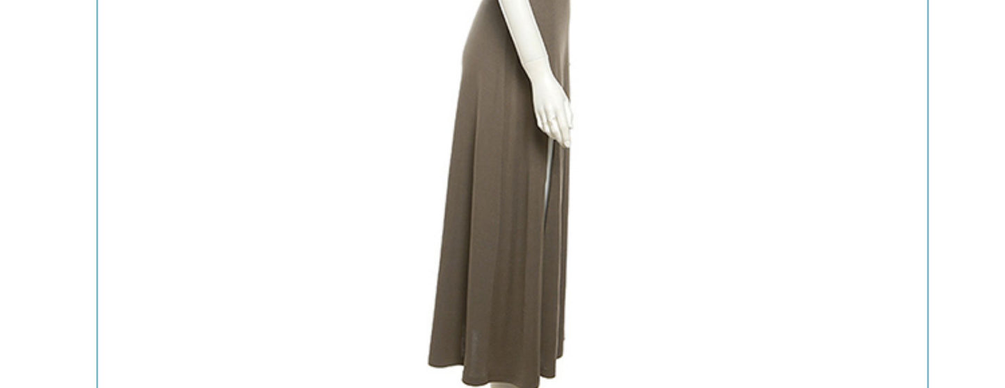 Ruched Spicy Dark Desert Silm Dress