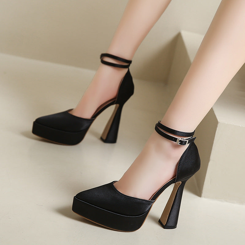 One-Word 12cm Platform Not Tired Feet French High Heels