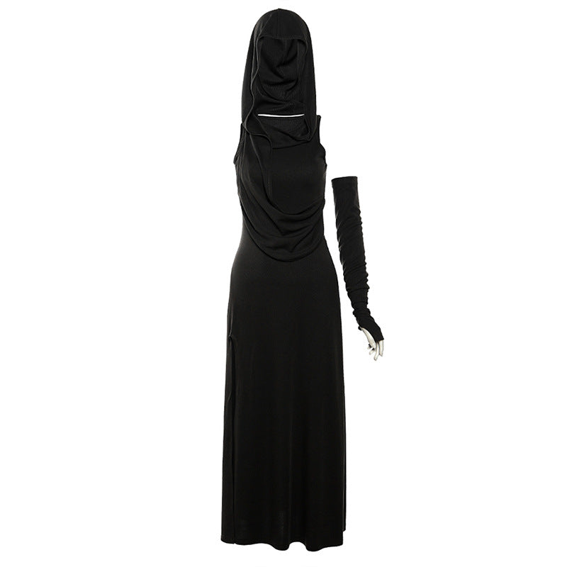 Ruched Spicy Dark Desert Silm Dress