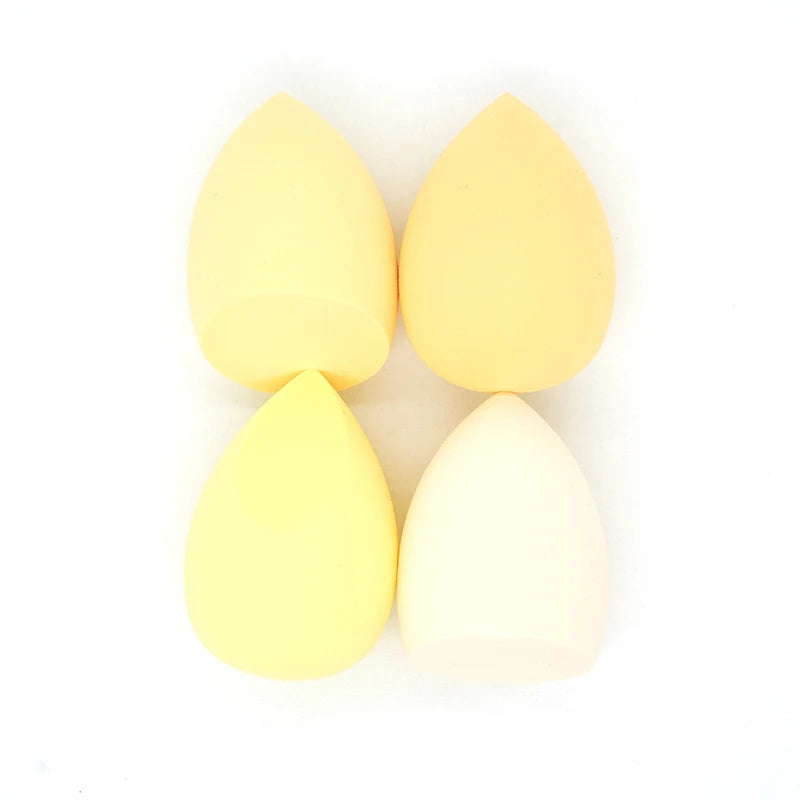 4Pc/Bag Makeup Sponge Powder Puff Dry and Wet Combined Beauty Cosmetic Ball Foundation Powder Puff Bevel Cut Make Up Sponge Tool