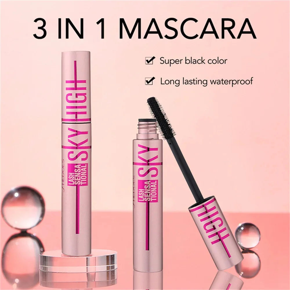 Eyelashes Lengthening Mascara Waterproof Long Lasting Silky Lash Black Eyelashes Extension Make Up Beauty Eye Korean Cosmetic