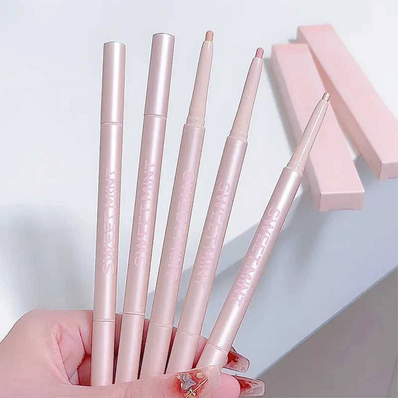 Double Ended Lying Silkworm Pencil Highlighter Makeup Pen Nude Liquid Contour Liner Eye Brightener Make Up Stick Mulitfuntional