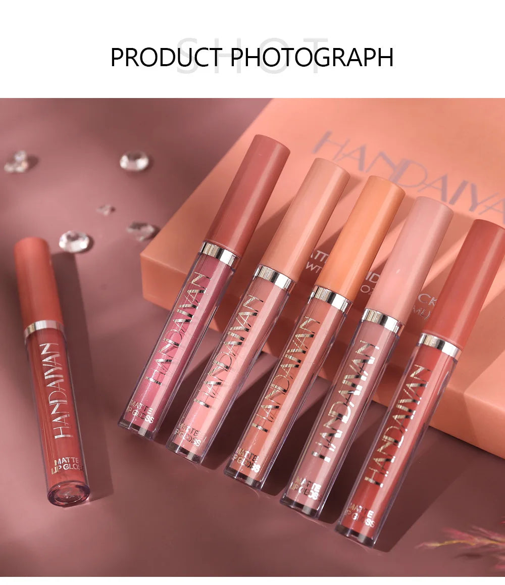 Lipstick Set Make-up for women Waterproof Long lasting Cosmetics Korean makeup Liquid Matte lipstick