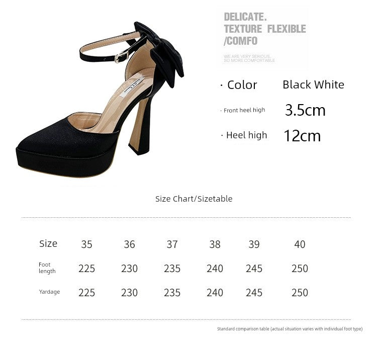 One-Word 12cm Platform Not Tired Feet French High Heels