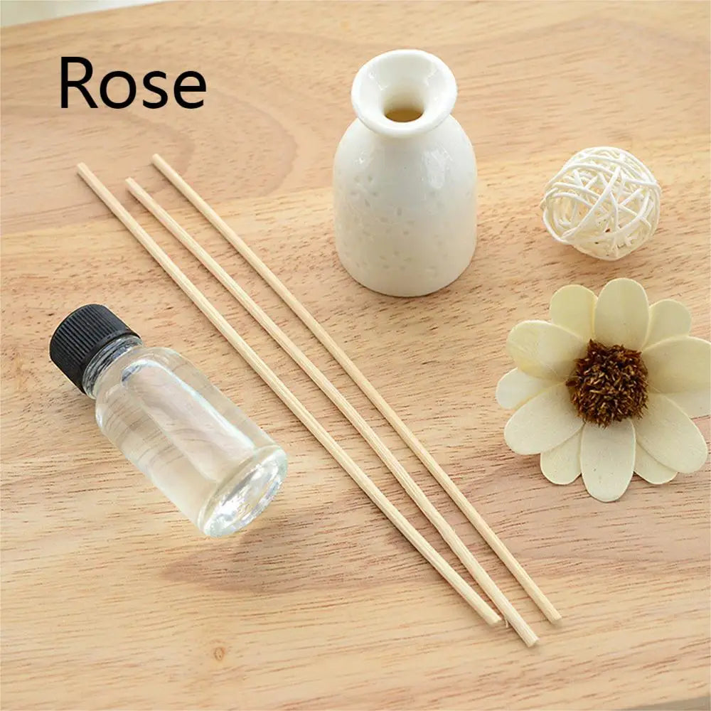 Aromatherapy No Fire Vine Branch Wicker Reed Diffuser Sets Glass Bottle Fresh Air Bedroom Bathroom Office Decor With Fragrance