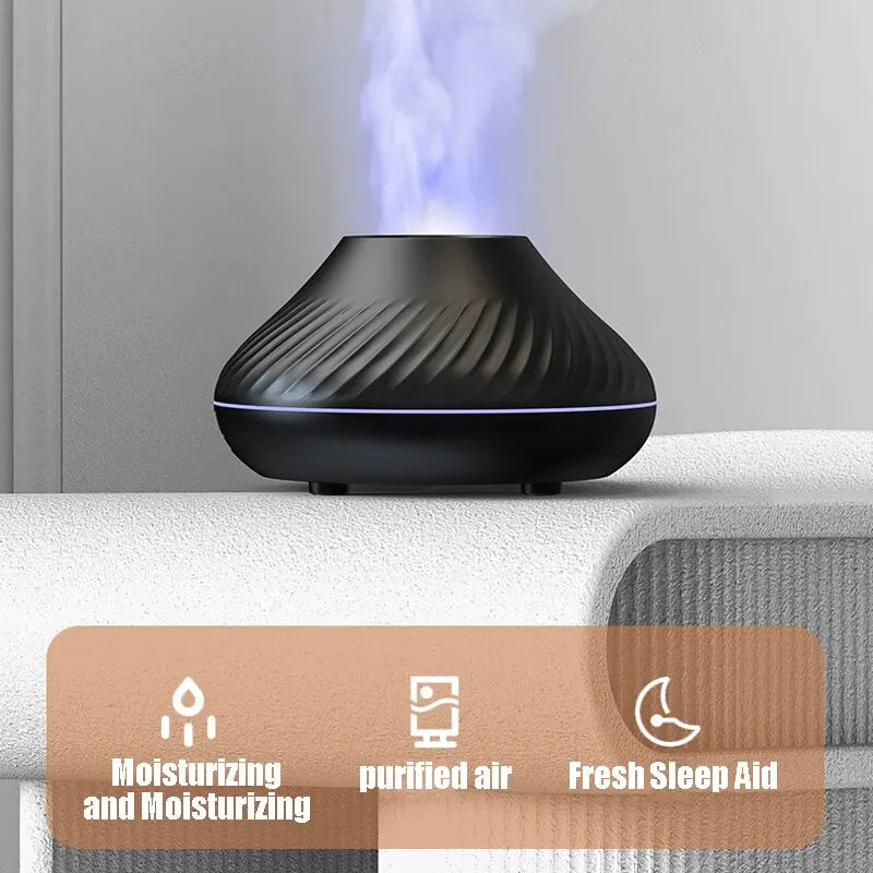 Flame Aromatherapy Humidifier Nordic Desktop Home Style Atmosphere