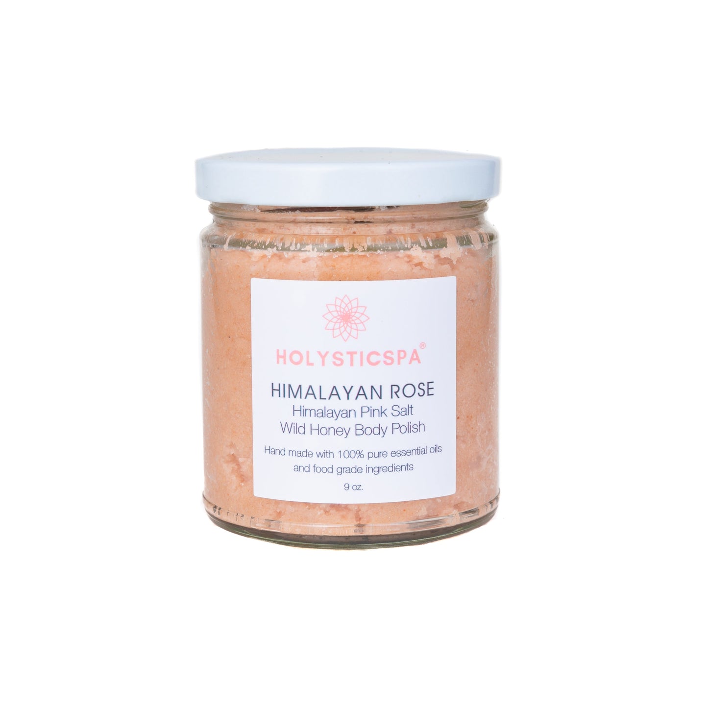 Exfoliante corporal con rosa del Himalaya