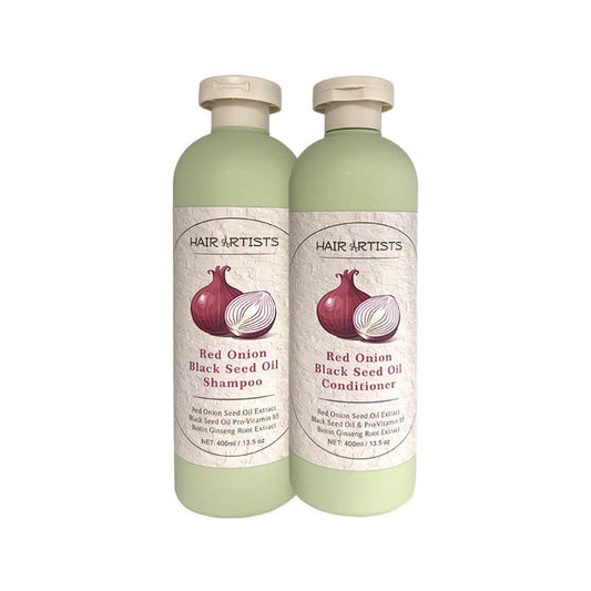 Hair Artists Red Onion Black Seed oil Shampoo & Conditioner